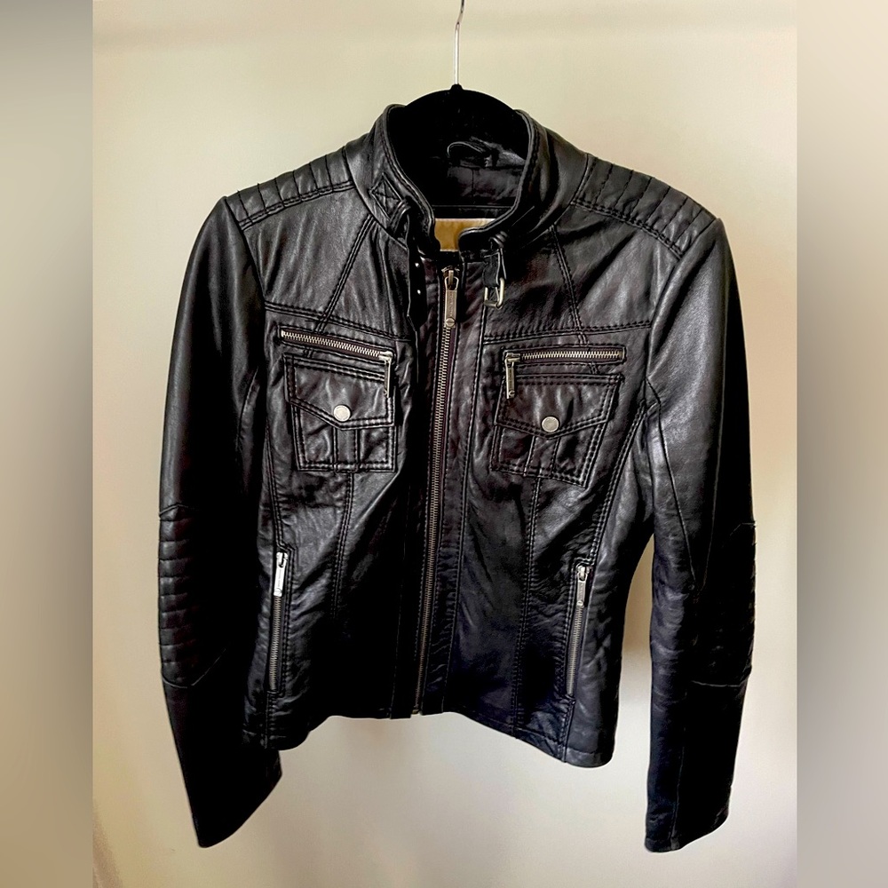 Genuine Leather Motorcycle Jacket